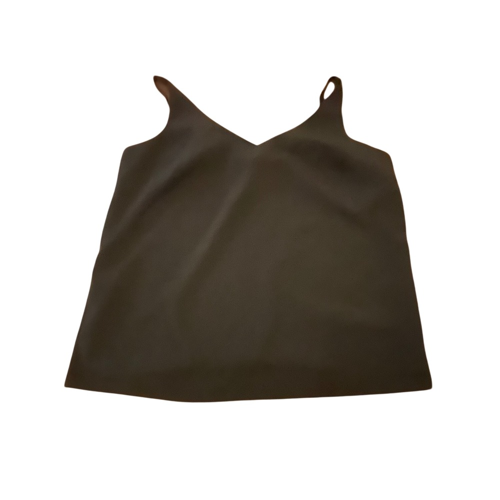 Banana Republic Black V-Neck Camisole Adjustable Spaghetti Strap Tank Top Size M